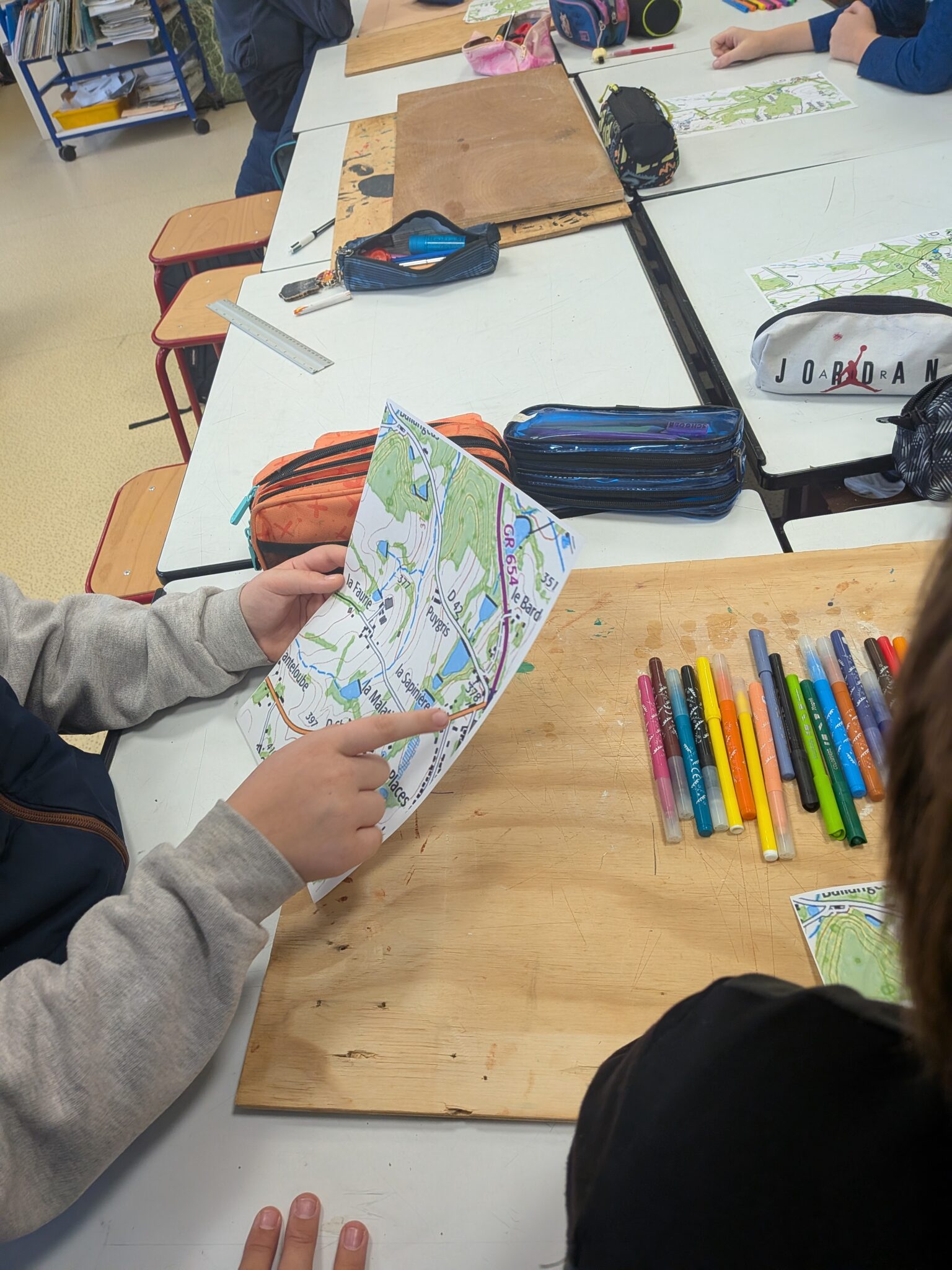 Un paysage à partir d’une carte IGN – Classe CHAAP