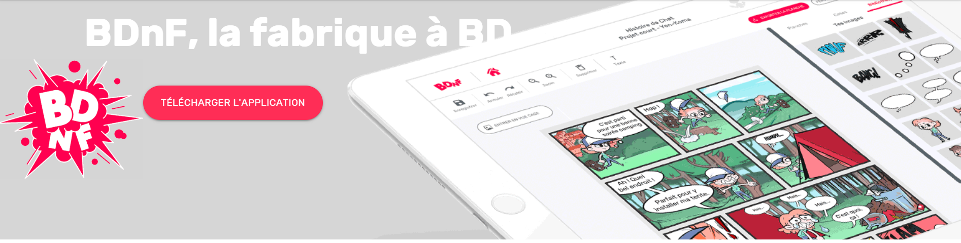 BDnF : une nouvelle application gratuite pour créer des BD – Prix ...